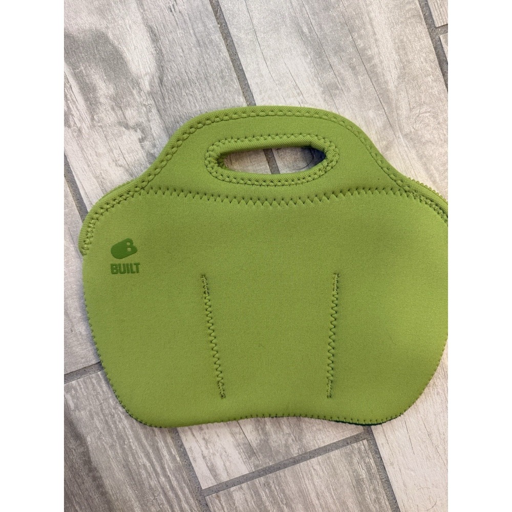 Build NY Lime Green Neoprene Bottle/Can Insulator‎ Holder with Handle